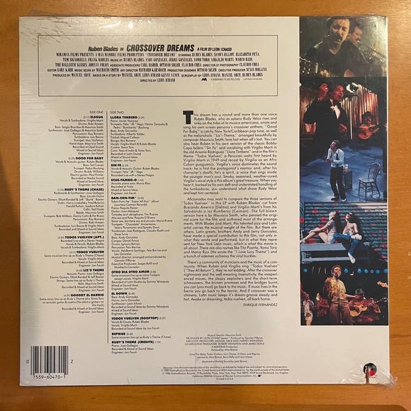 Crossover Dreams Soundtrack LP Sealed vintage vinyl record salsa latin retro - Picture 2 of 2